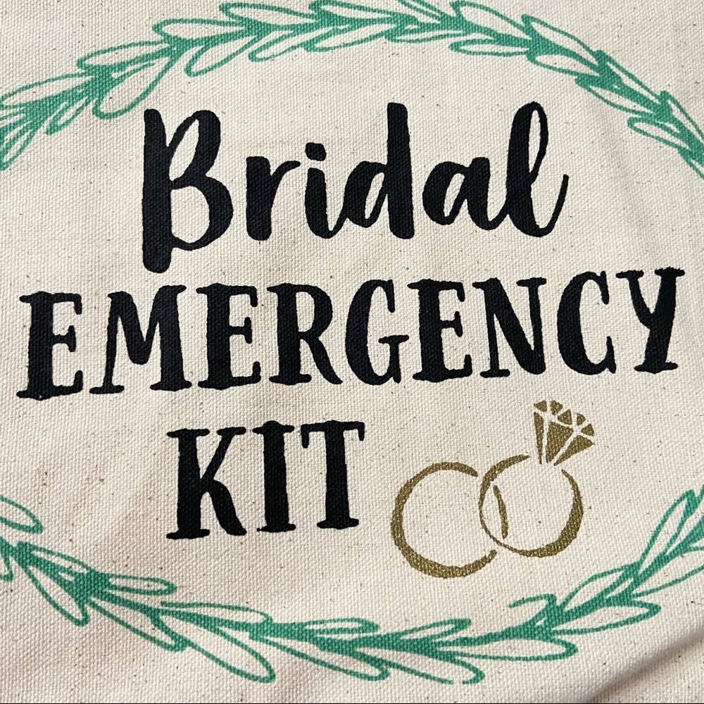 Bridal Emergency Kit Cosmetic Bag & Hair Ties - Picture 2 of 7